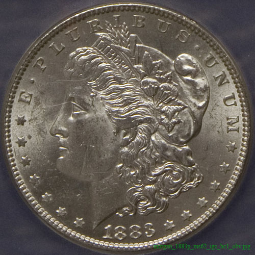 morgan_1883p_ms62_igc_hc1_obv
